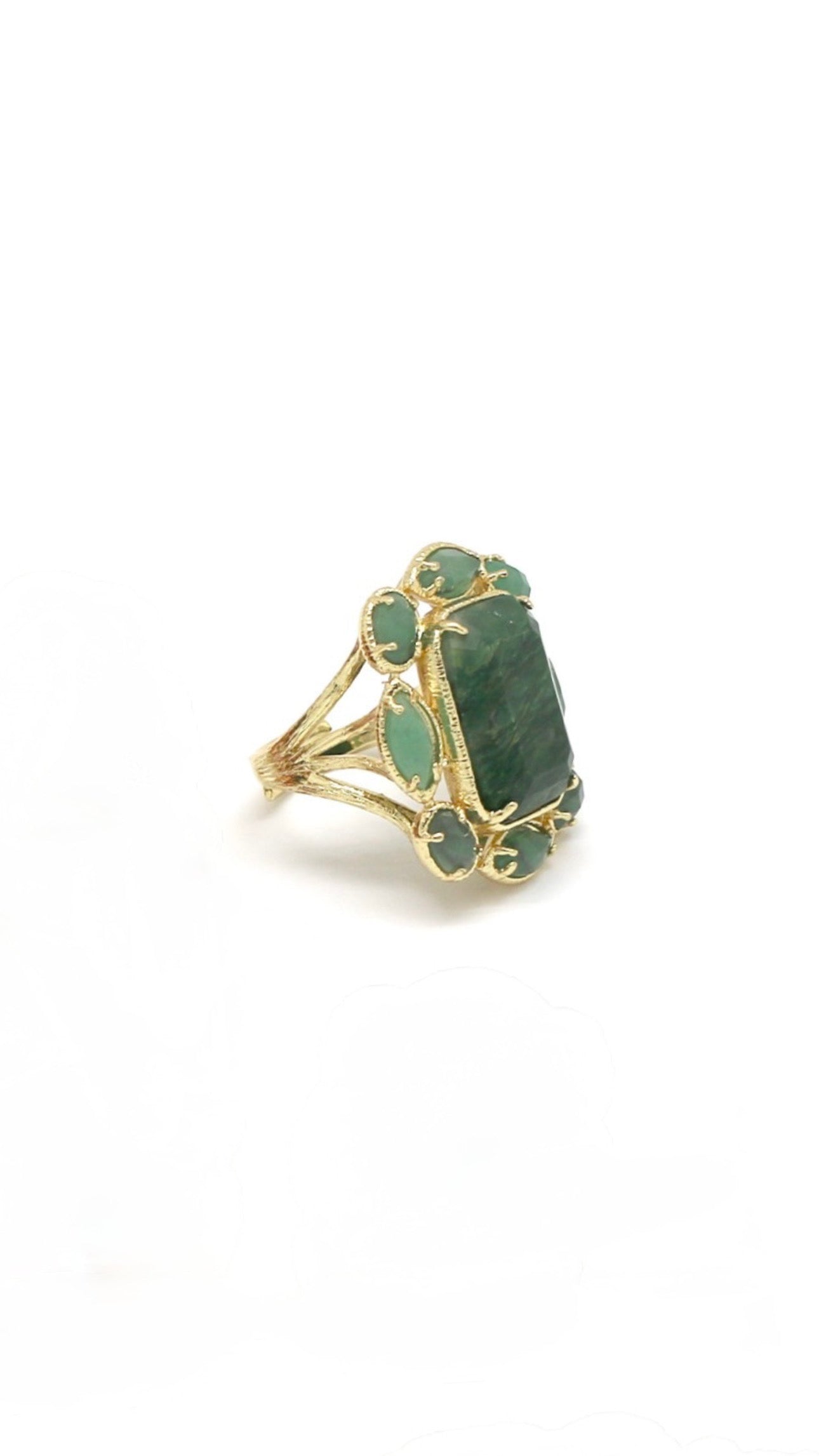 Bague Splendide Jade Africain