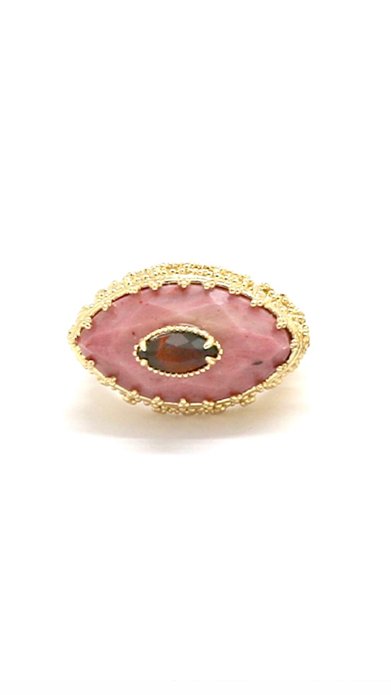 Bague Amulette Eye Rhodonite