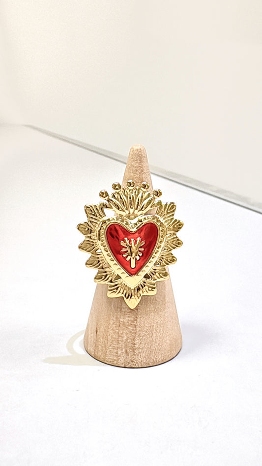 Bague Ex Voto Rouge