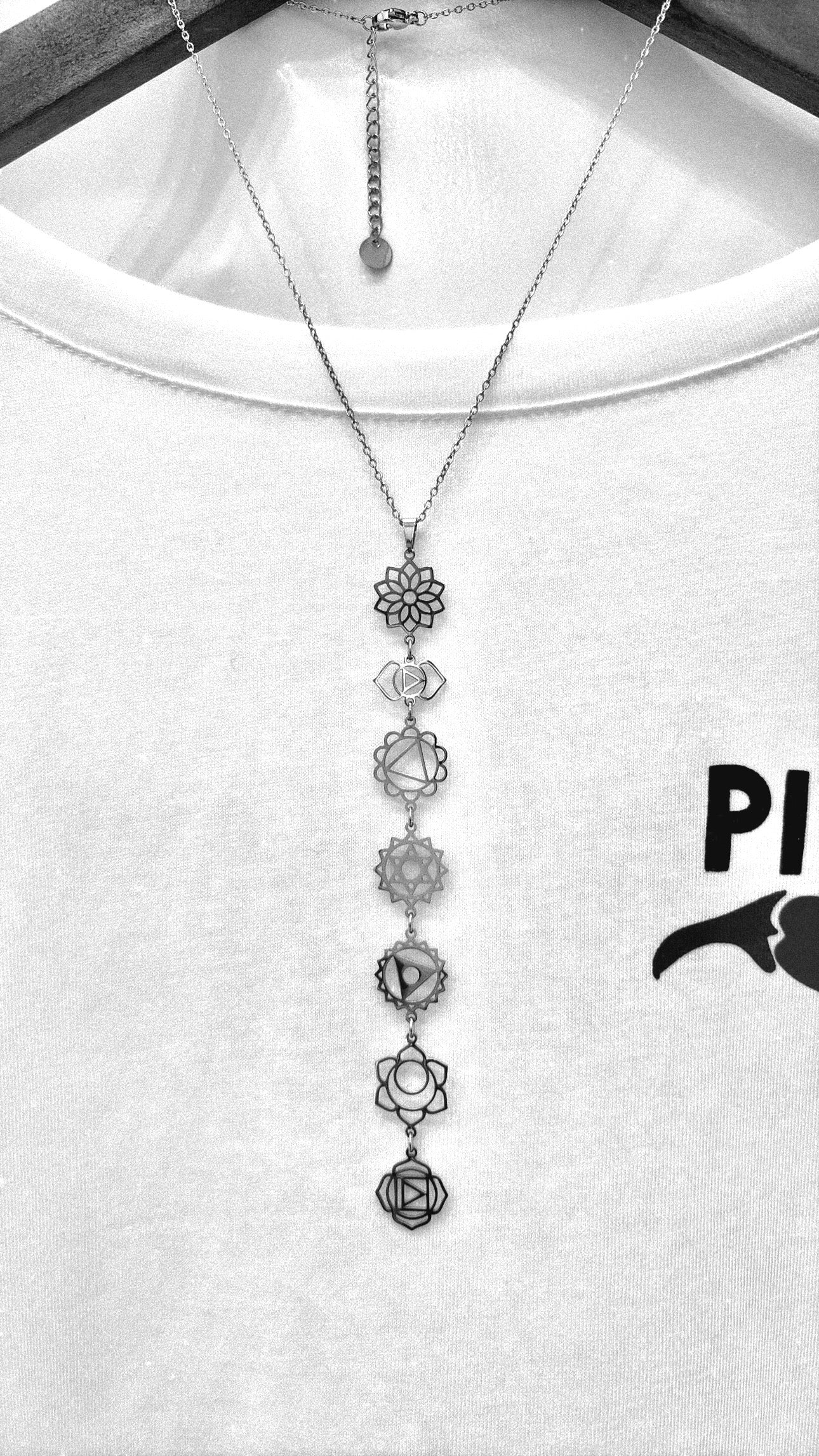 Collier 7 Chakras Silver