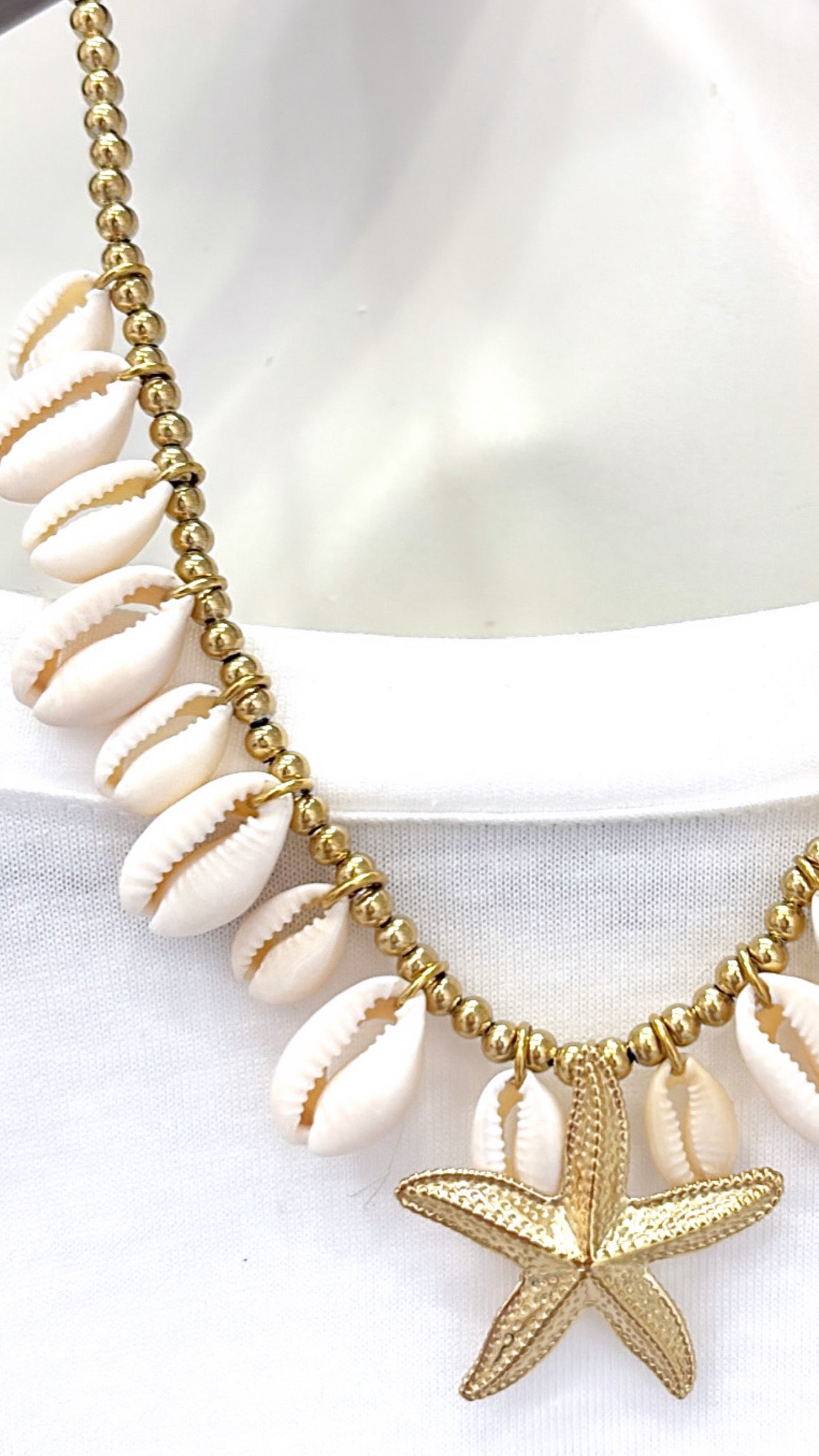 Collier Cauris et Étoile de mer