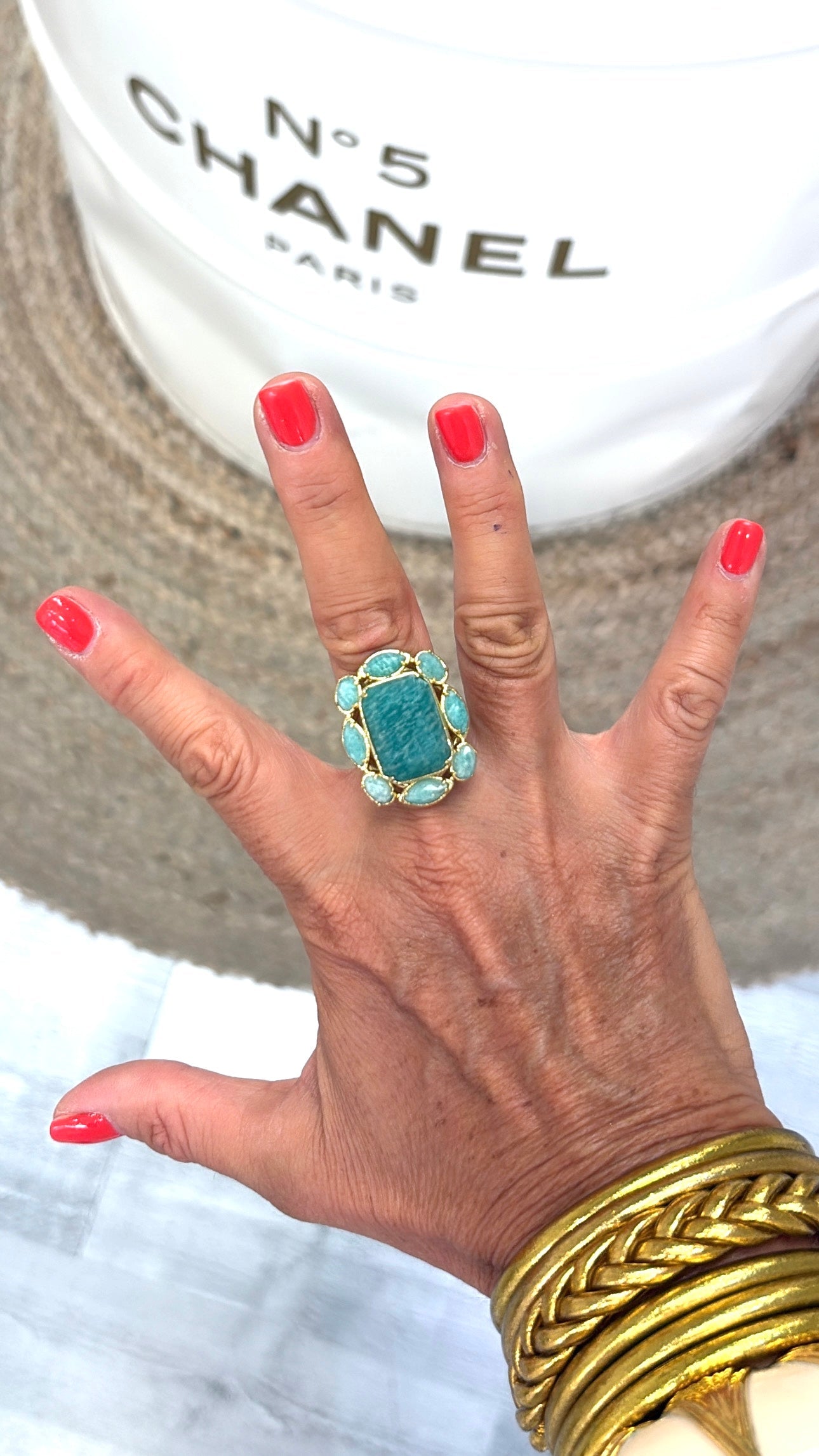 Bague Splendide Amazonite