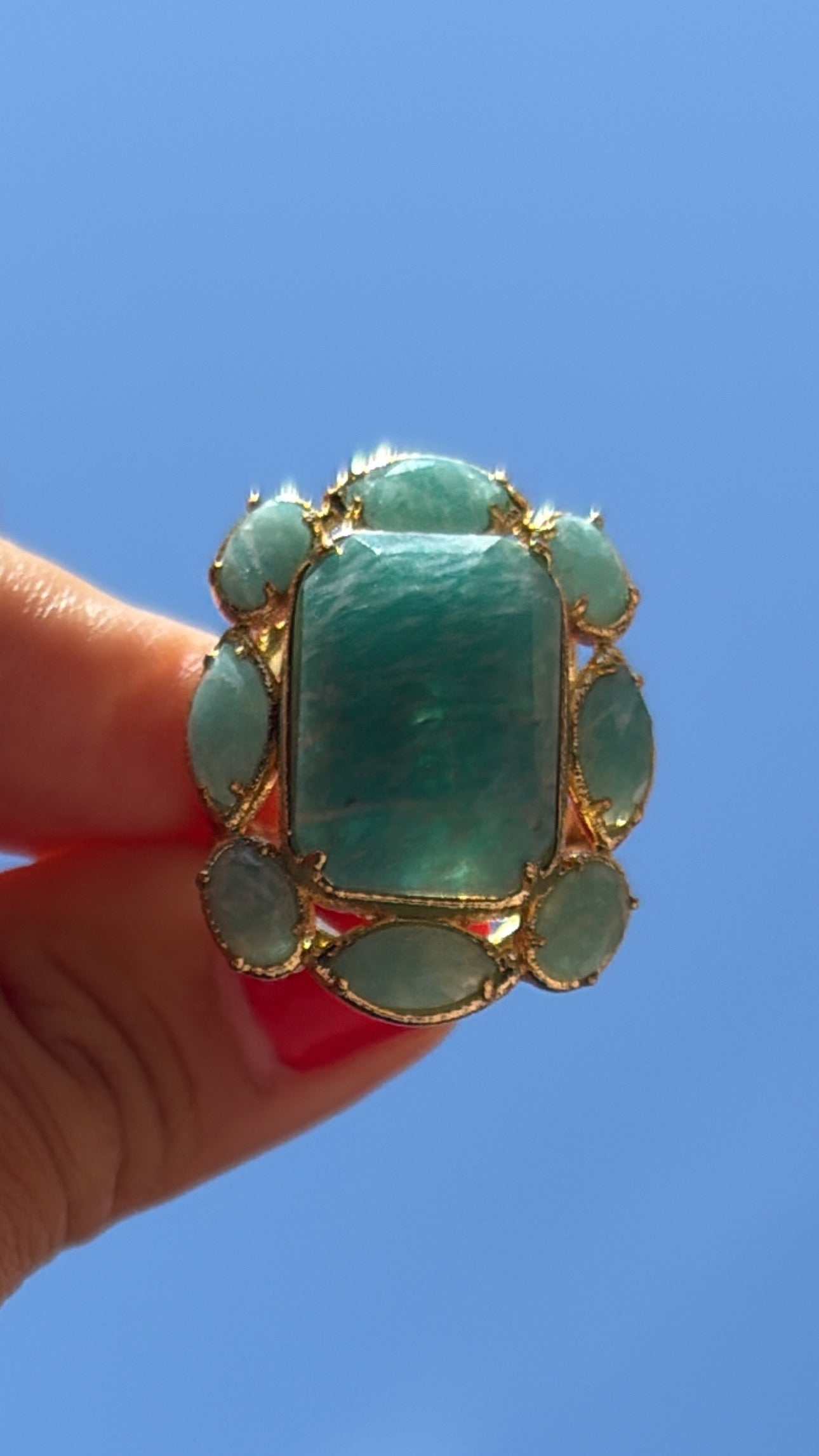 Bague Splendide Amazonite