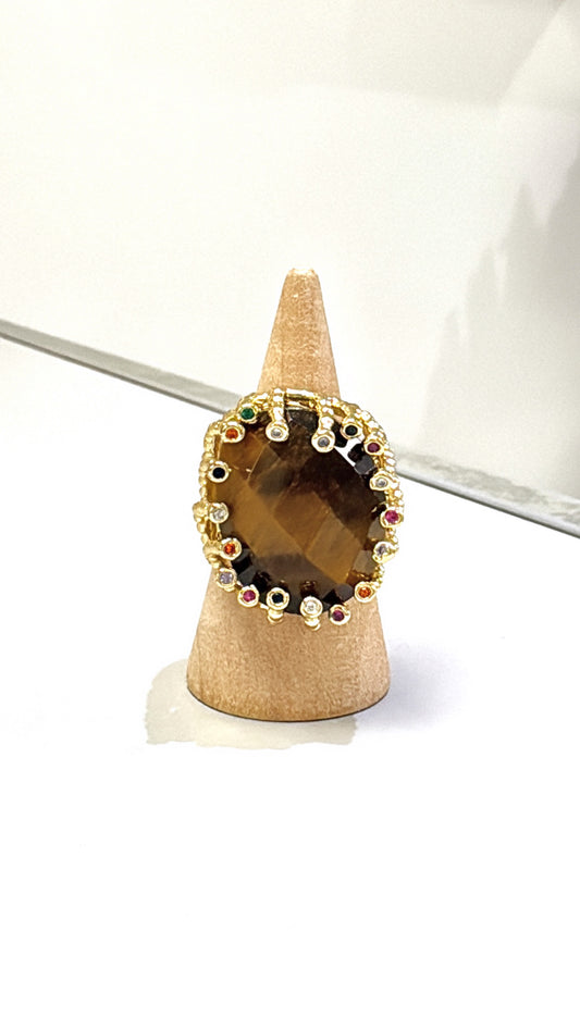 Bague Œil de tigre