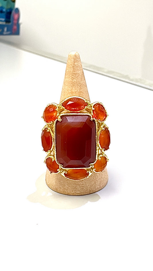 Bague Splendide Cornaline