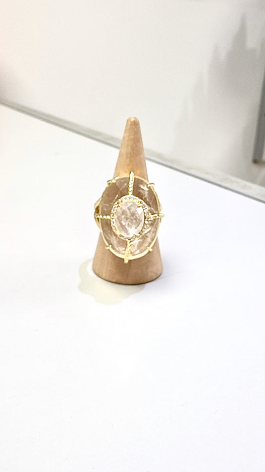 Bague Superbe Cristal de Roche