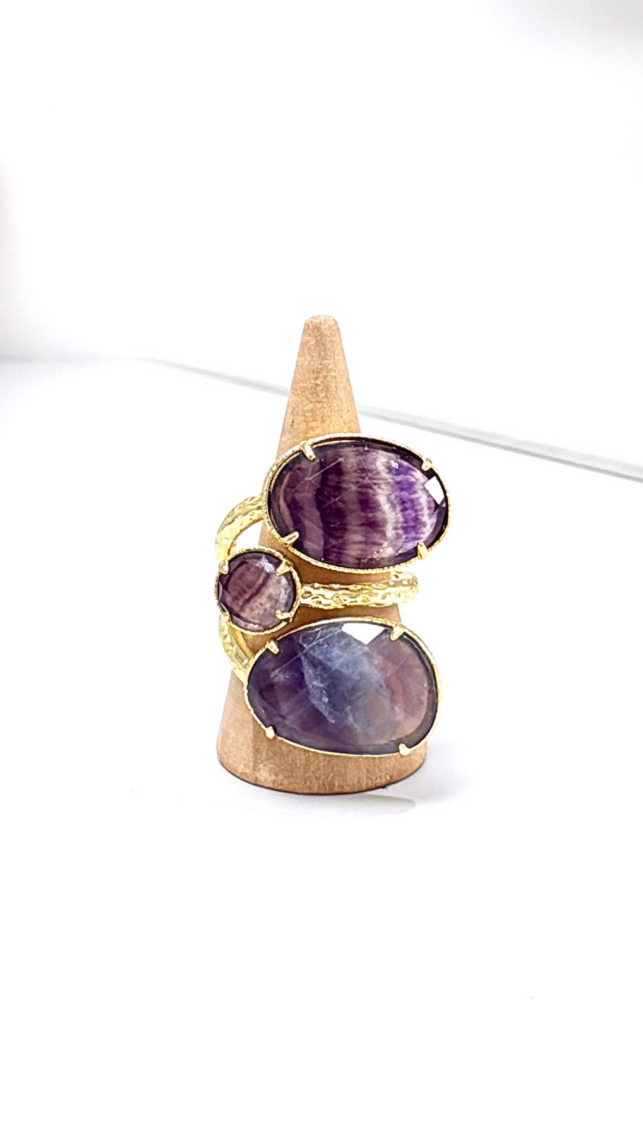 Bague Trio Fluorite