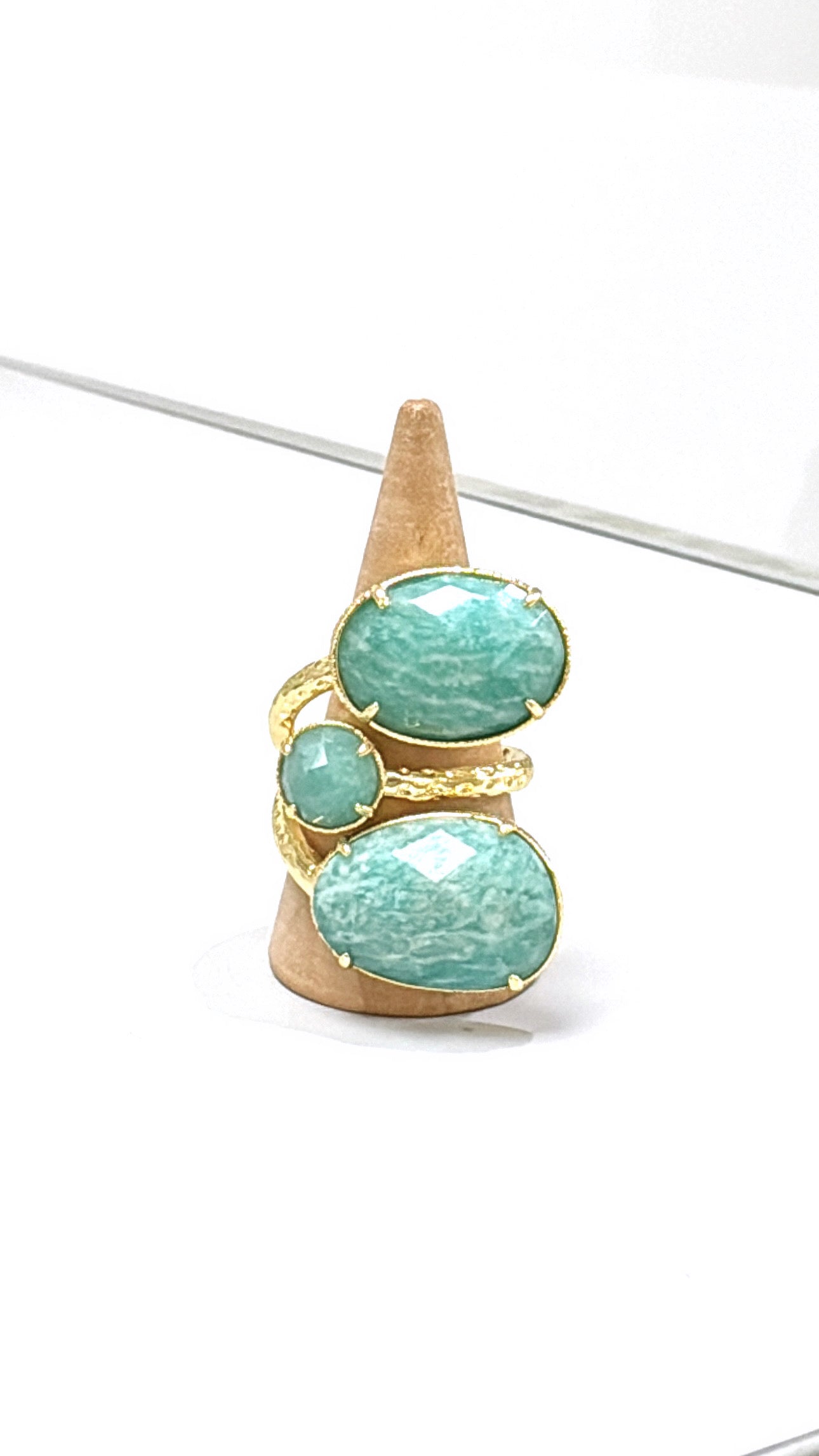 Bague Trio Amazonite
