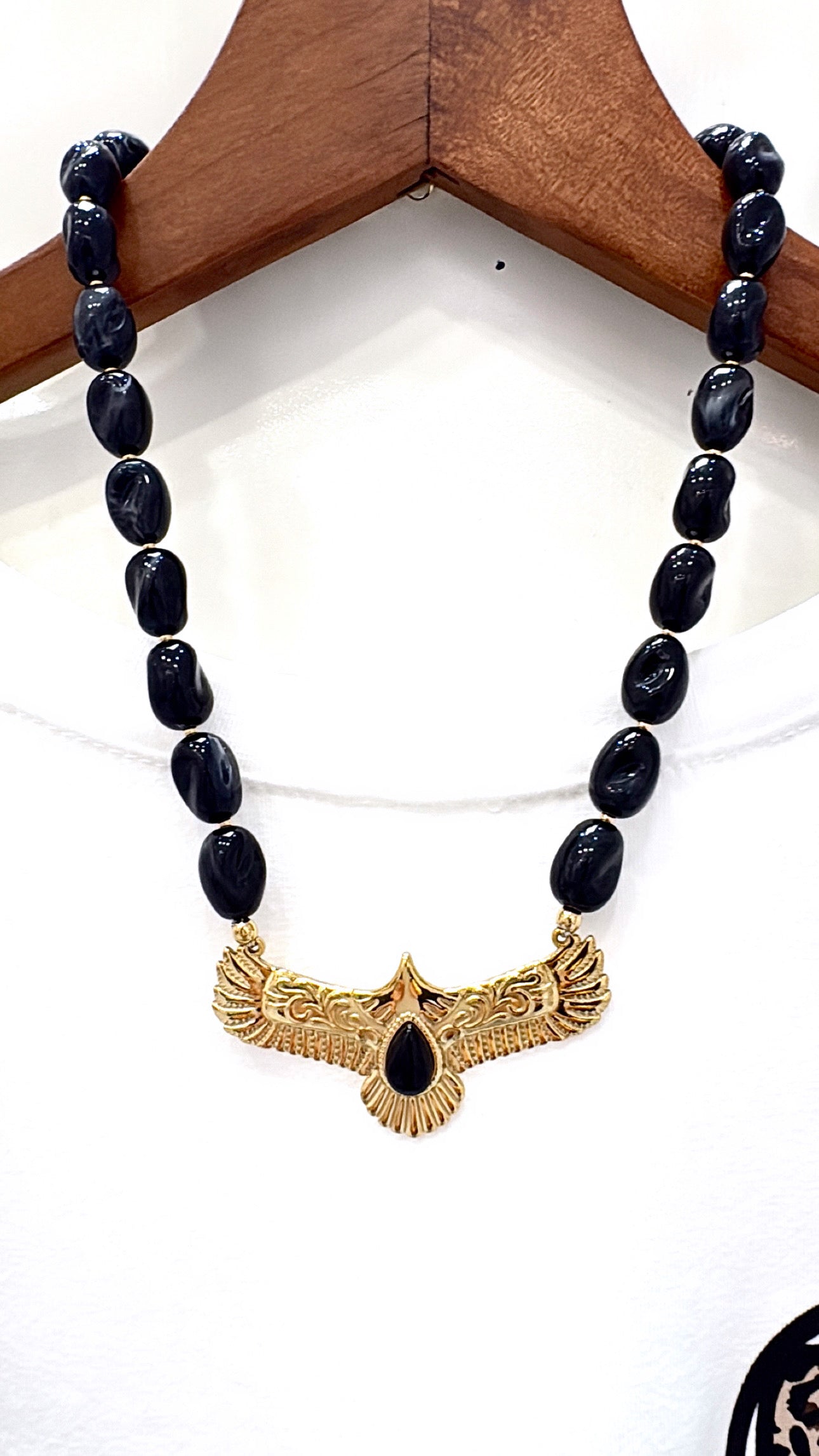 Collier Eagle MileMila Onyx