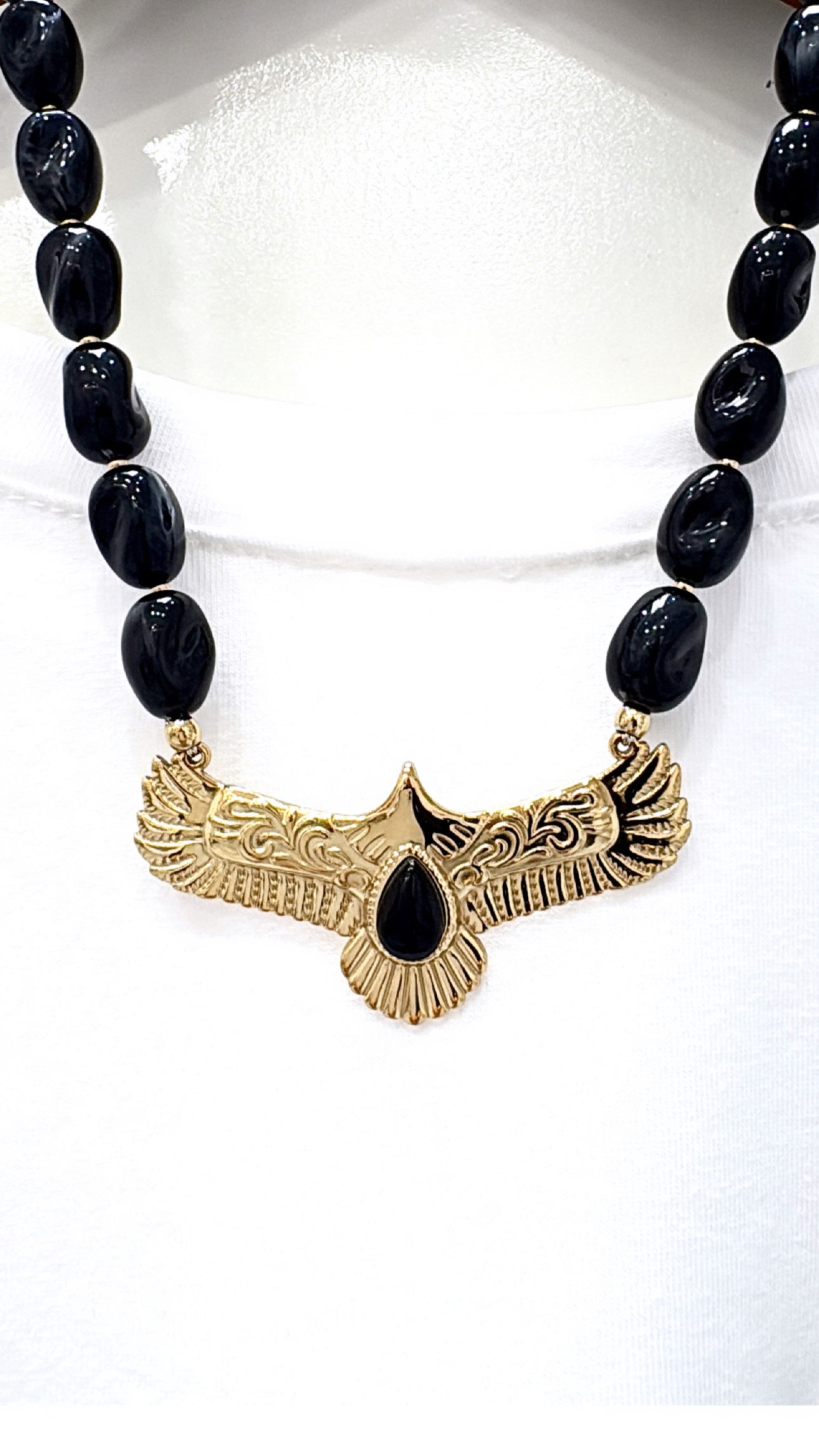 Collier Eagle MileMila Onyx