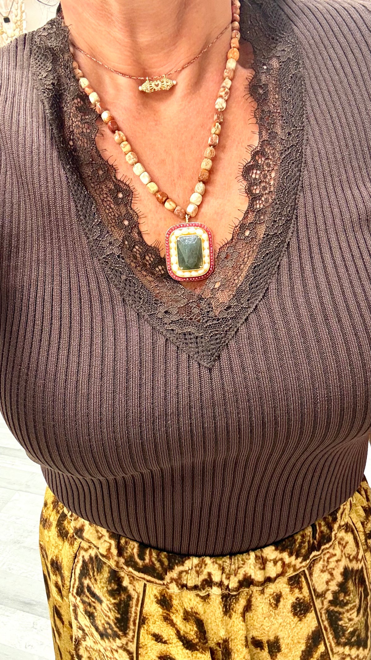 Collier Somptueux Labradorite